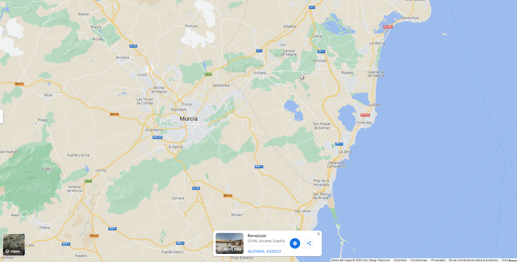 Benejúzar-Google-Maps (1)